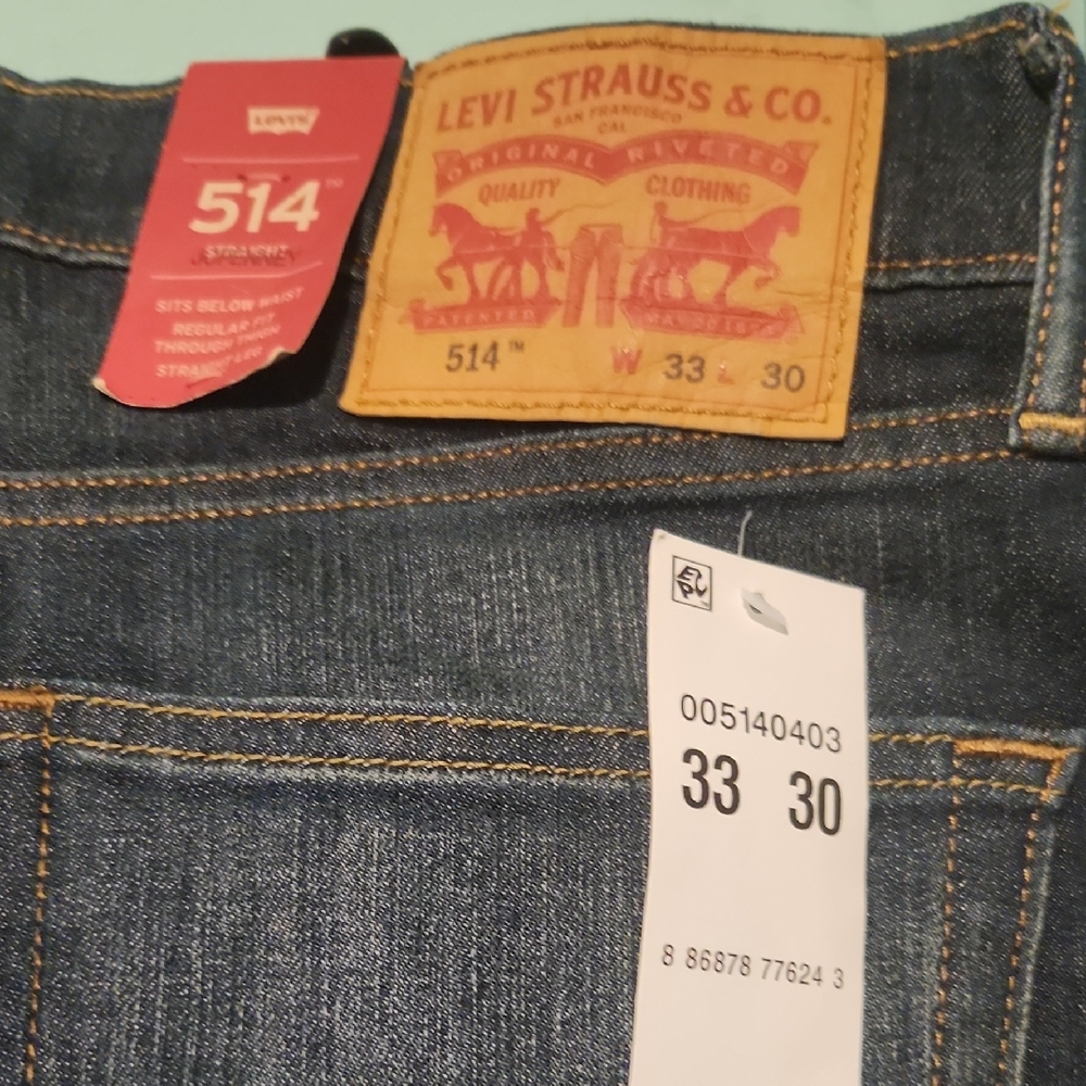 Levi's 514 Slim Straight Men's Jeans in Dark Indigo